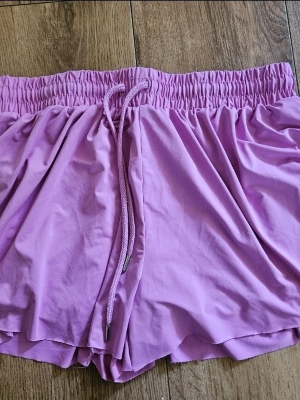 Women's Pink No Comment Hidden Pocket Comfy  Athletic Drawstring Shorts